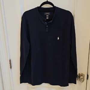 Polo‎ by Ralph Lauren Men's Dark Blue Long Sleeve Tee